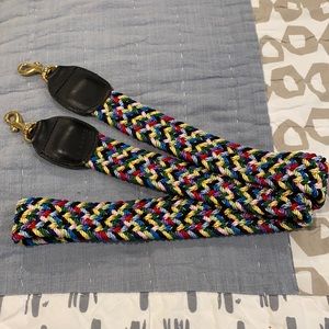 Clare V braided crossbody strap
